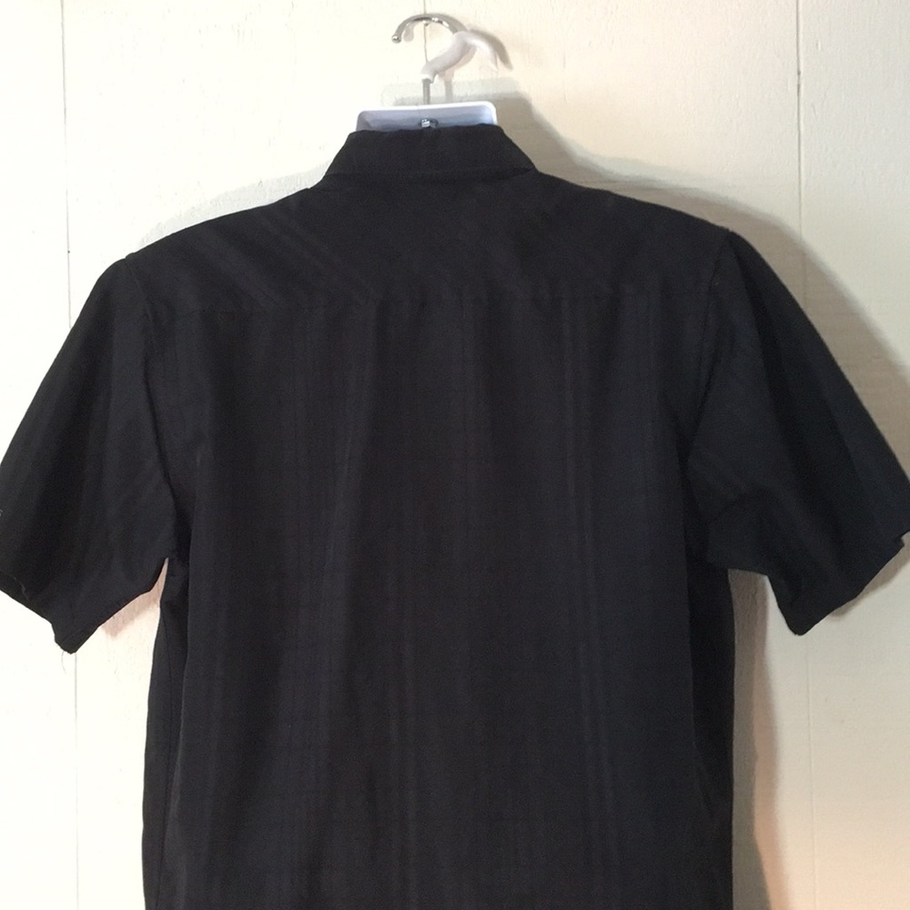 HARD ROCK CAFE LAS VEGAS BUTTON DOWN SHIRT L BLACK